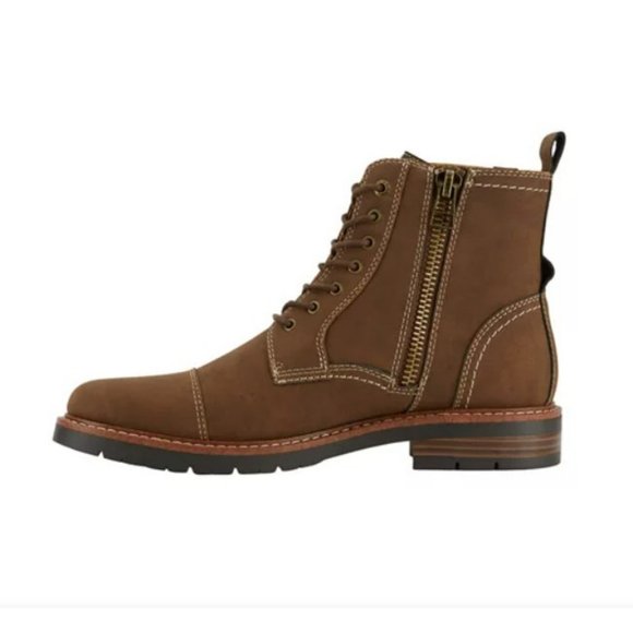 Dockers Mens Rawls Rugged Business Casual Leather Lugged Sole Cap‎ Toe Boot 12 - Picture 2 of 5